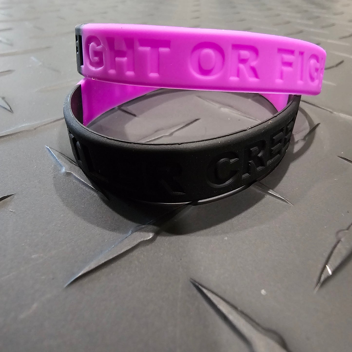 BATTLER CREED / FIGHT OR FIGHT Wristband