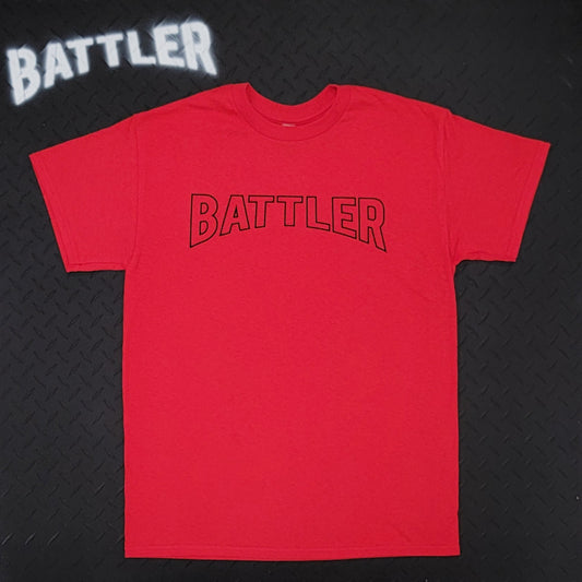 Classic Tee (Hollow Version - Black on Red)