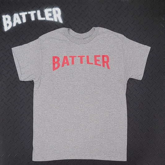 Classic Tee (Red on Gray)