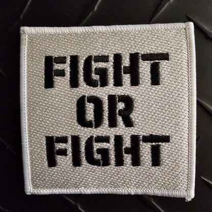 FIGHT OR FIGHT Iron-on Patch (2 color options)