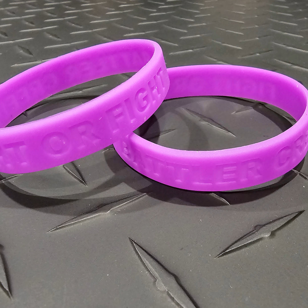 BATTLER CREED / FIGHT OR FIGHT Wristband