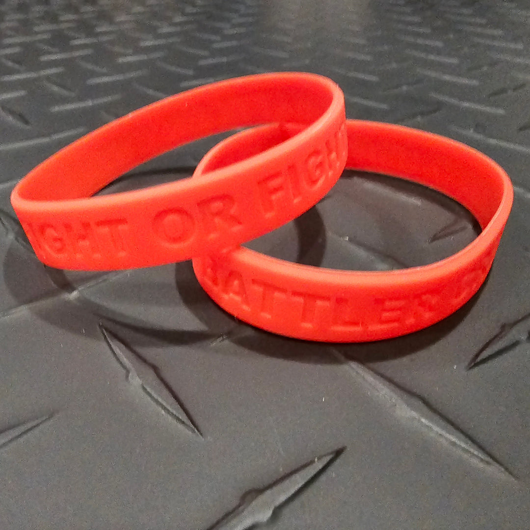 BATTLER CREED / FIGHT OR FIGHT Wristband